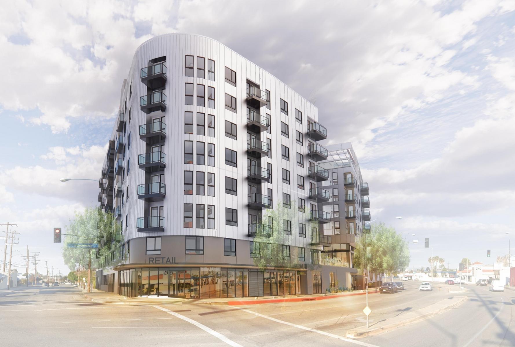 Mixed-use development starts its ascent at 939 W. Manchester